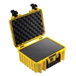 OUTDOOR kuffert i gul med skum polstring 330x235x150 mm Volume 11,7 L Model: 3000/Y/SI